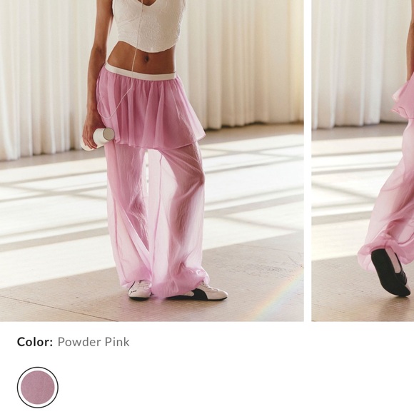 Free People Pants - Free People Sheer Pink pants